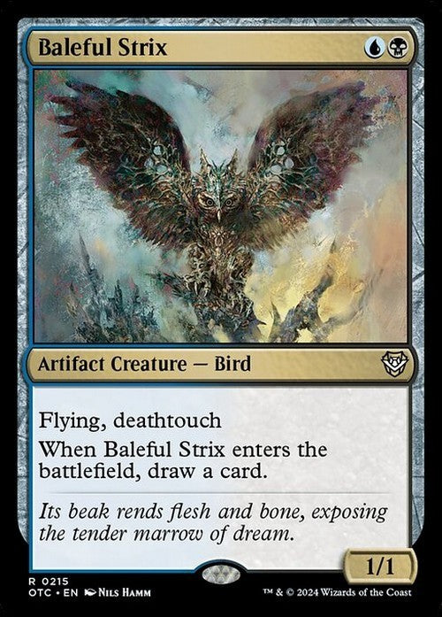 Baleful Strix ~ Commander: Outlaws of Thunder Junction [ NM ] [ Magic MTG ]