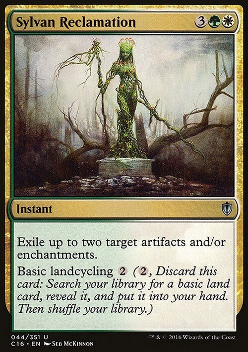 Sylvan Reclamation ~ Commander 2016 [ EX ] [ Magic MTG ]