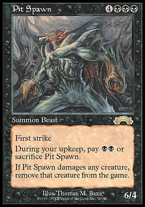 Pit Spawn ~ Exodus [ EX ] [ Magic MTG ]