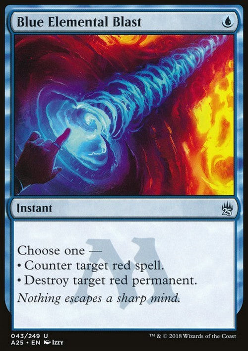 Blue Elemental Blast ~ Masters 25 [ EX ] [ Magic MTG ]