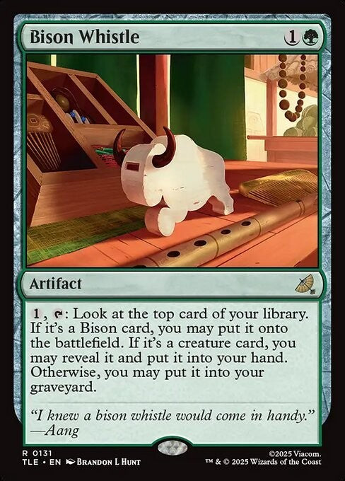 Bison Whistle ~ Avatar: The Last Airbender [ NM ] [ Magic MTG ]