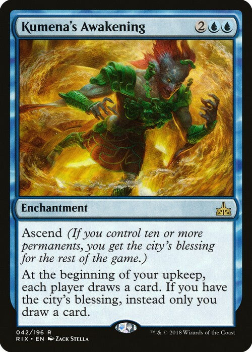 Kumena's Awakening ~ Rivals of Ixalan [ NM ] [ Magic MTG ]