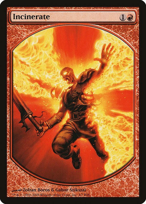 Incinerate ~ Player Rewards Promos [ EX ]  [ Magic MTG ]