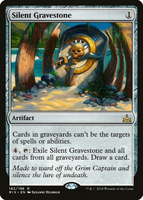 Silent Gravestone ~ Rivals of Ixalan [ NM ] [ Magic MTG ]