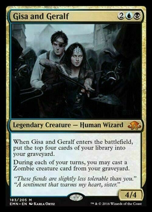 Gisa and Geralf ~ Eldritch Moon [ EX+ ] [ Magic MTG ]