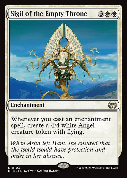 Sigil of the Empty Throne ~ Commander: Duskmourn [ NM ] [ Magic MTG ]