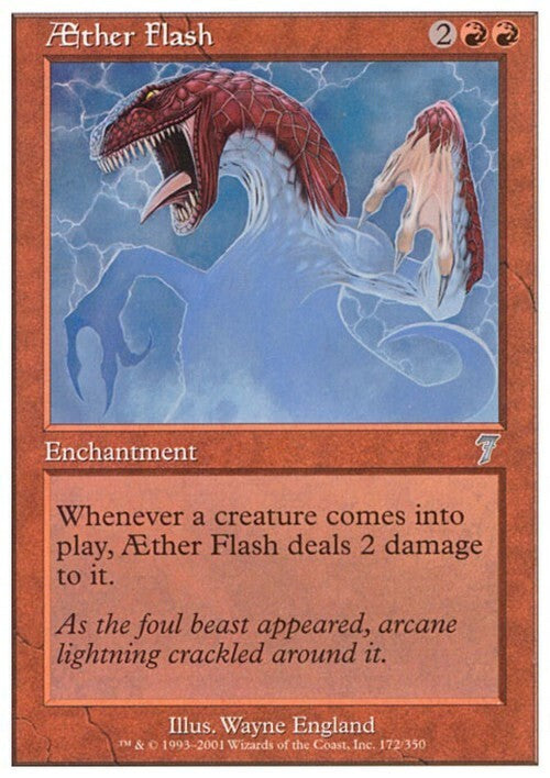 Aether Flash ~ Seventh Edition [ PLAYED ] [ Magic MTG ]