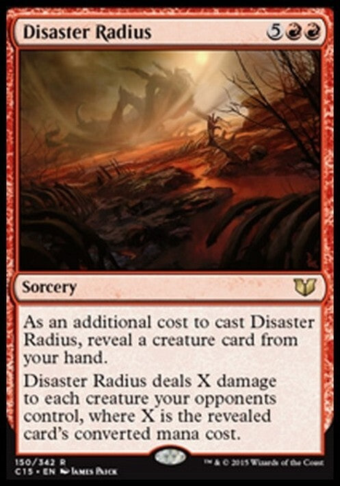 Disaster Radius ~ Commander 2015 [ EX ] [ Magic MTG ]