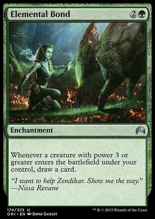 Elemental Bond ~ Magic Origins [ EX ] [ Magic MTG ]