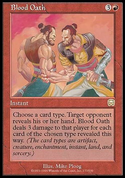 Blood Oath ~ Mercadian Masques [ EX ] [ Magic MTG ]