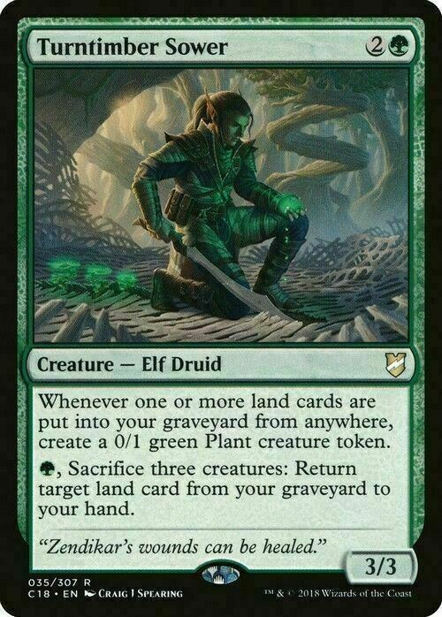 Turntimber Sower ~ Commander 2018 [ NM ] [ Magic MTG ]