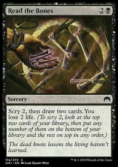 Read the Bones ~ Magic Origins [ EX ] [ Magic MTG ]