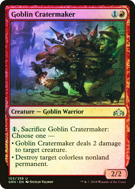FOIL Goblin Cratermaker ~ Ravnica Allegiance [ NM ] [ Magic MTG ]