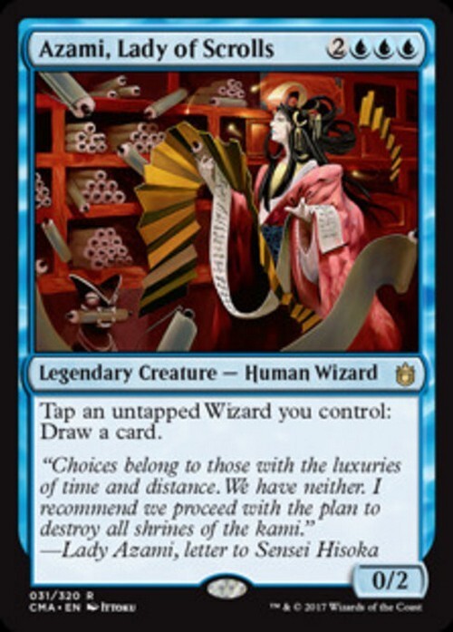 Azami, Lady of Scrolls ~ Commander Anthology 1 [ EX ] [ Magic MTG ]