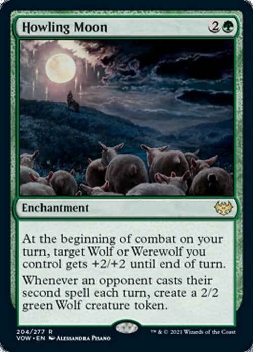 Howling Moon ~ Crimson Vow [ NM ] [ Magic MTG ]