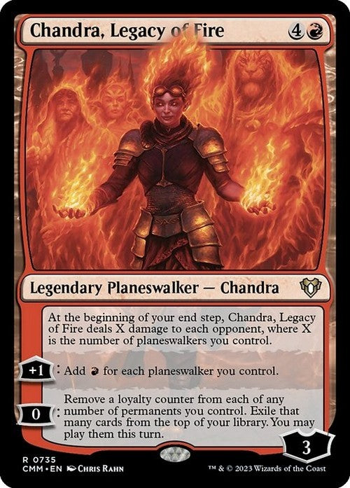 Chandra, Legacy of Fire ~ Commander Masters [ NM ] [ Magic MTG ]