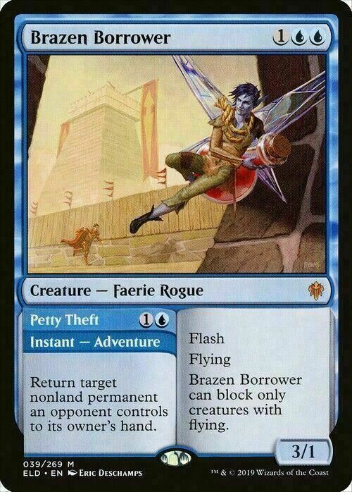 Brazen Borrower / Petty Theft ~ Throne of Eldraine [ NM ] [ Magic MTG ]