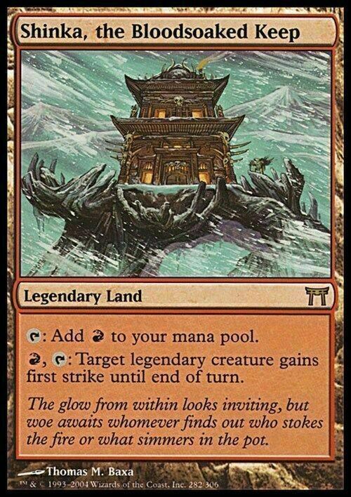 Shinka, the Bloodsoaked Keep ~ Champions of Kamigawa [ PL ] [ Magic MTG ]