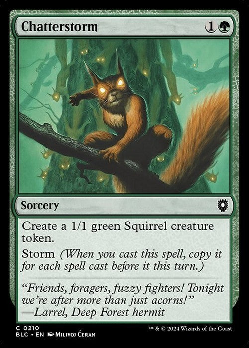 Chatterstorm ~ Commander: Bloomburrow [ NM ] [ Magic MTG ]