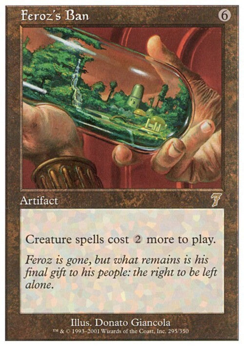 Feroz's Ban ~ Seventh Edition [ EX ] [ Magic MTG ]