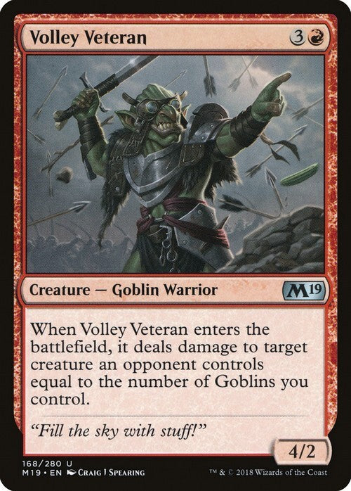 Volley Veteran ~ Core 2019 [ NM ] [ Magic MTG ]
