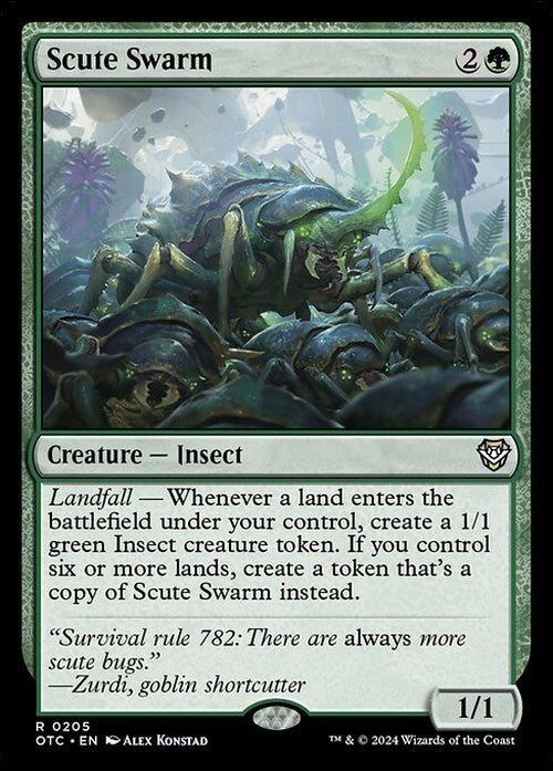 Scute Swarm ~ Commander: Outlaws of Thunder Junction [ NM ] [ Magic MTG ]