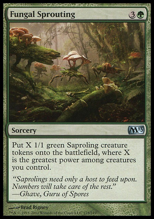 Fungal Sprouting ~ Magic 2013 [ EX ] [ Magic MTG ]