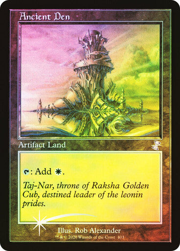 FOIL Ancient Den ~ Time Spiral Remastered [ NM ] [ Magic MTG ] - London Magic Traders Ltd