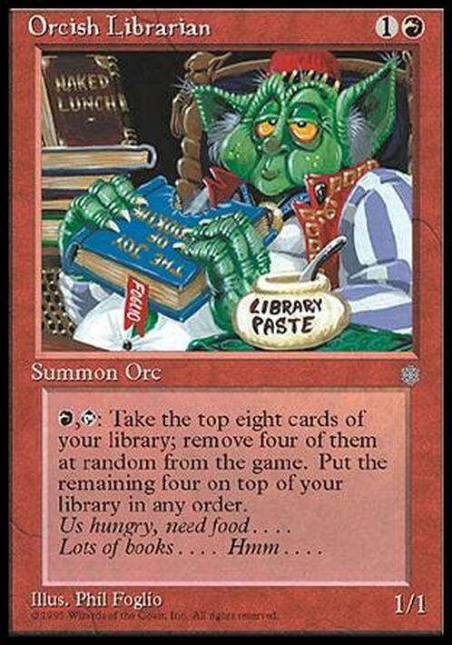 Orcish Librarian ~ Ice Age [ EX ] [ Magic MTG ]