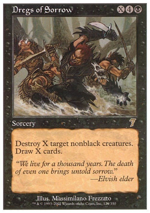 Dregs of Sorrow ~ Seventh Edition [ EX ] [ Magic MTG ]