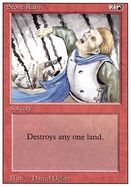 Stone Rain ~ Revised [ EX ] [ Magic MTG ]
