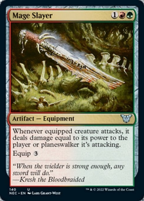 Mage Slayer ~ Commander: Kamigawa: Neon Dynasty [ NM ] [ Magic MTG ]