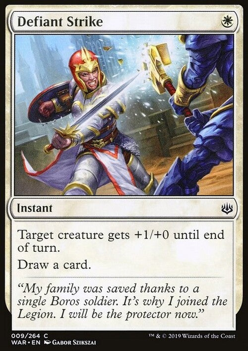 Defiant Strike ~ War of the Spark [ EX ] [ Magic MTG ]