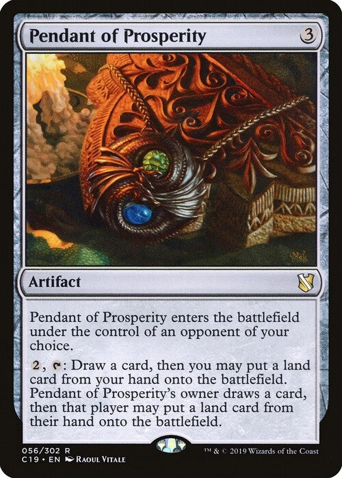Pendant of Prosperity ~ Commander 2019 [ EX ] [ Magic MTG ]
