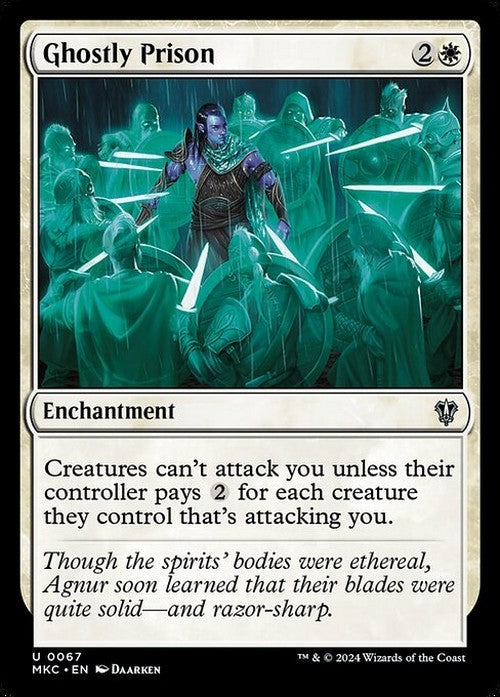 Ghostly Prison ~ Commander: Murders at Karlov Manor [ NM ] [ Magic MTG ]