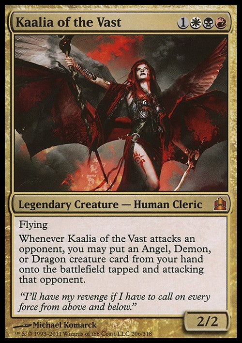 Kaalia of the Vast ~ Commander 2011 [ EX ] [ Magic MTG ]