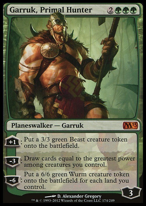 Garruk, Primal Hunter ~ Magic 2013 [ PLAYED ] [ Magic MTG ]