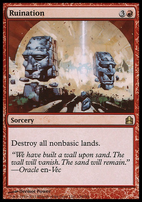 Ruination ~ Commander 2011 [ EX ] [ Magic MTG ]