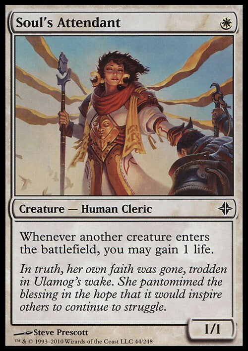 Soul's Attendant ~ Rise of the Eldrazi [ EX ] [ Magic MTG ]