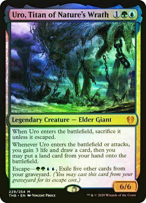 FOIL Uro, Titan of Nature's Wrath ~ Theros Beyond Death [ NM ] [ Magic MTG ]