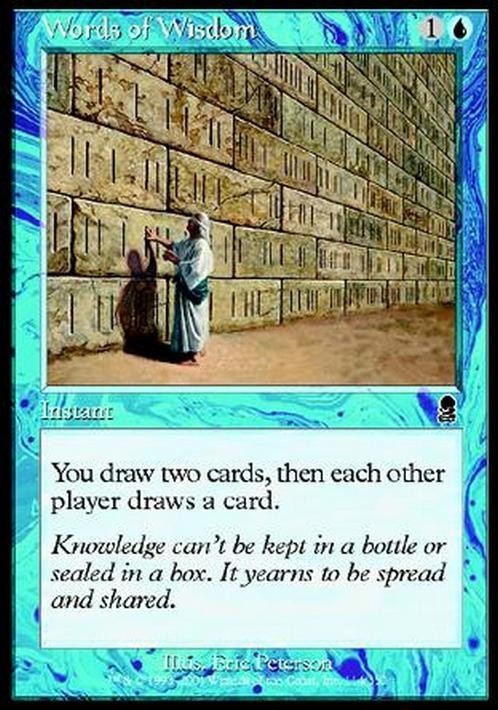 Words of Wisdom ~ Odyssey [ EX ] [ Magic MTG ]