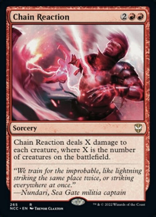 Chain Reaction ~ Commander: Streets of New Capenna [ NM ] [ Magic MTG ]