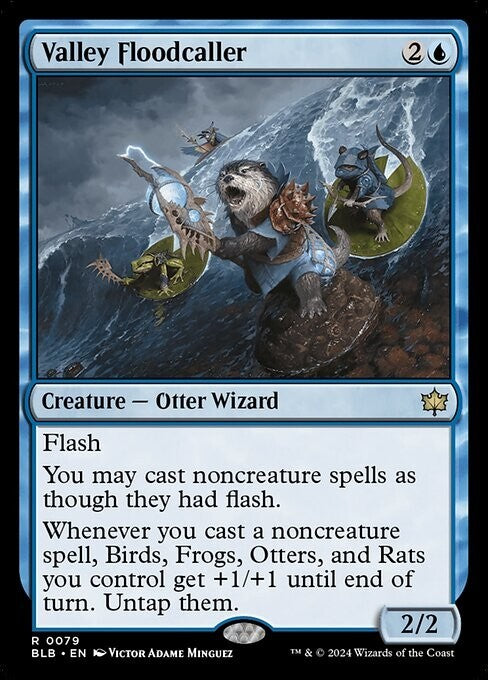 Valley Floodcaller ~ Bloomburrow [ NM ] [ Magic MTG ]