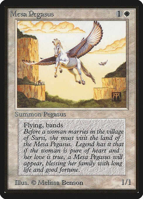 Mesa Pegasus ~ Limited Edition BETA [ EX ] [ Magic MTG ]