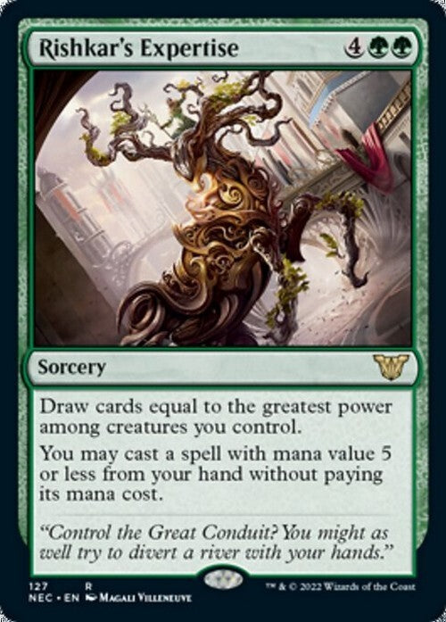 Rishkar's Expertise ~ Commander: Kamigawa: Neon Dynasty [ NM ] [ Magic MTG ]