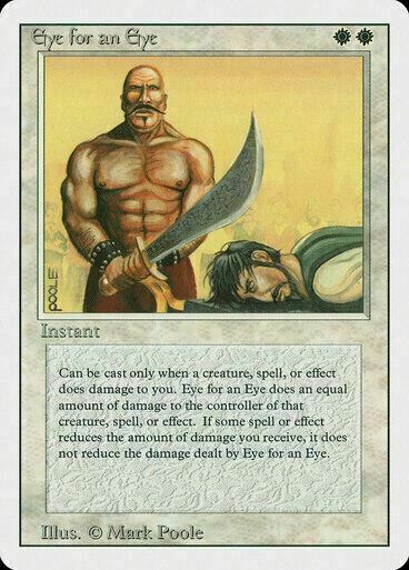 Eye for an Eye ~ Revised [ EX ] [ Magic MTG ]