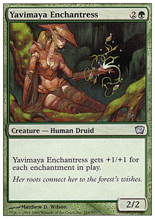 Yavimaya Enchantress ~ Ninth Edition [ EX ] [ Magic MTG ]