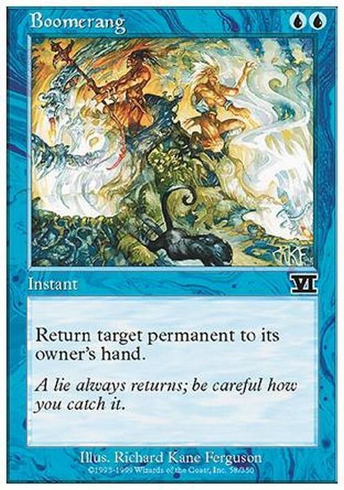 Boomerang~ Sixth Edition [ EX ] [ Magic MTG ]