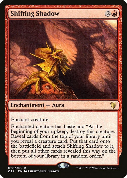 Shifting Shadow ~ Commander 2017 [ EX ] [ Magic MTG ]
