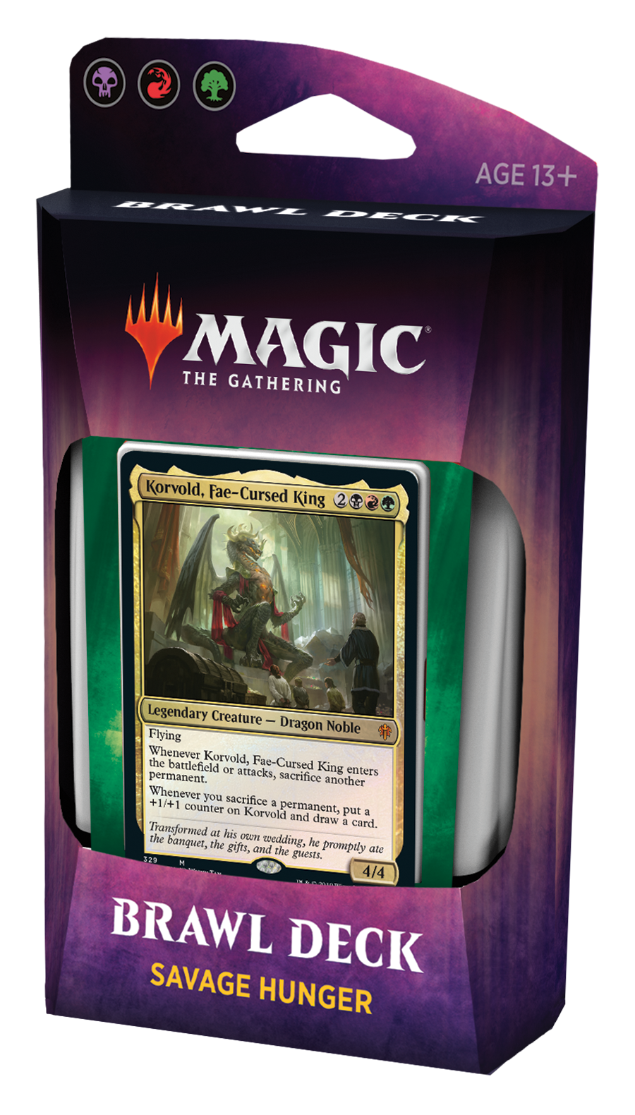 Savage Hunger Brawl Deck ~ Throne of Eldraine ~ Magic MTG Sealed